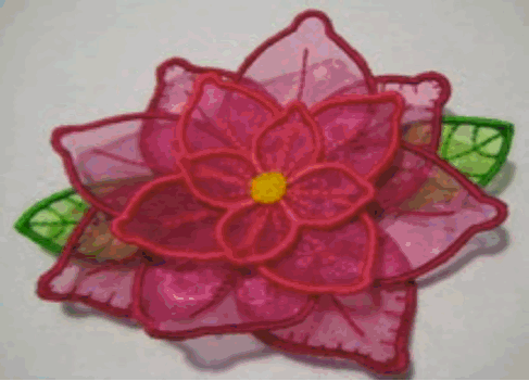 3D Flower Project - Set #1  <br>[4"x4"] Hoop # 11516