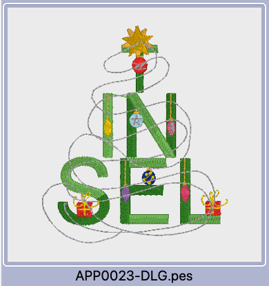 84 "Thoughts Of Christmas" Machine Embroidery Designs # 10500