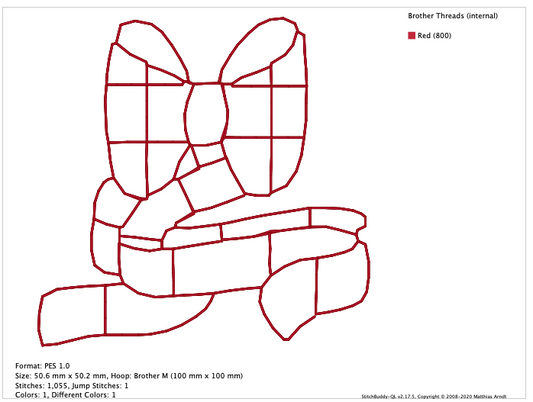Redwork Christmas ATWD-10405