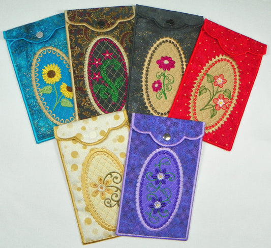 Blooming Eyeglasses Case In-The-Hoop ATWS-10174