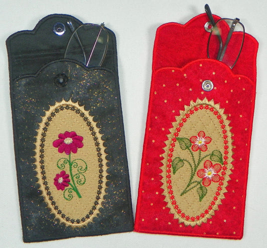 Blooming Eyeglasses Case In-The-Hoop ATWS-10174
