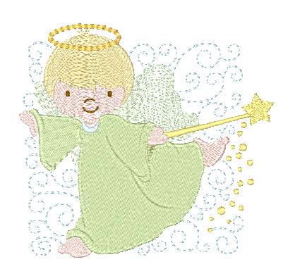 Curly Angel Blocks ATWS-10132
