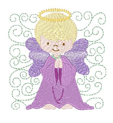 Curly Angel Blocks ATWS-10132