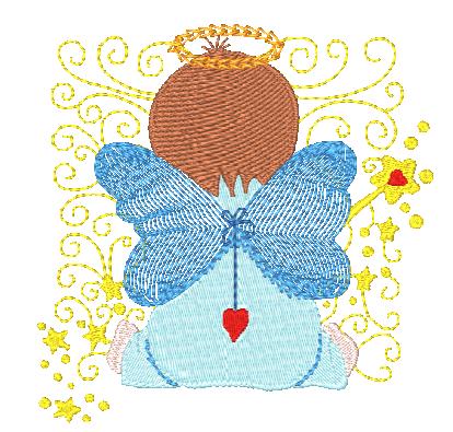 Curly Angel Blocks ATWS-10132
