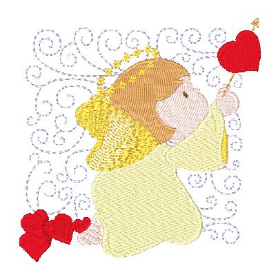 Curly Angel Blocks ATWS-10132