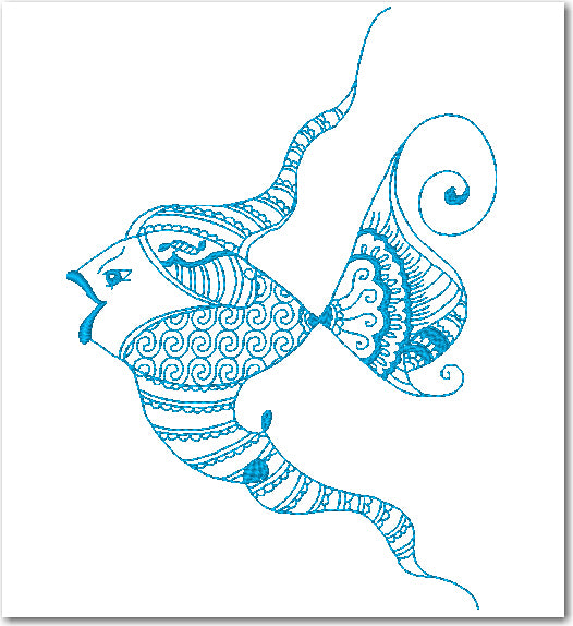 Matsaya Fish 10814 Machine Embroidery Designs