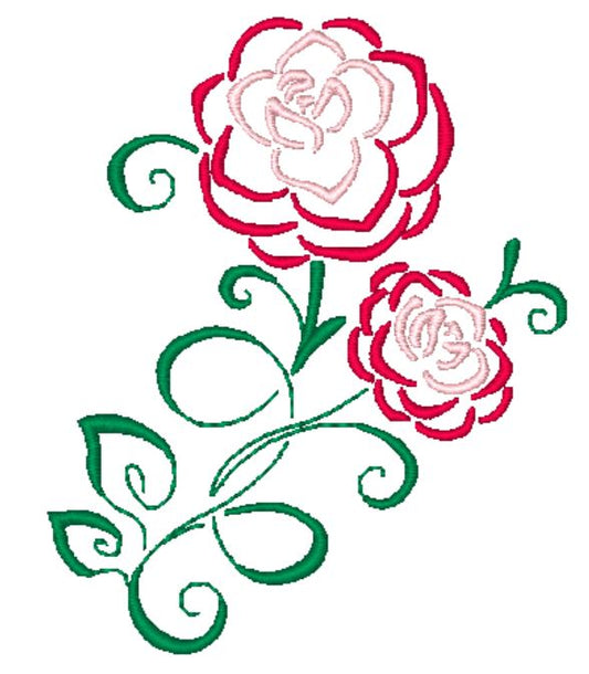 Art Deco Camelias ATWS-10374