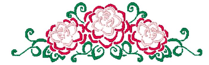 Art Deco Camelias ATWS-10374