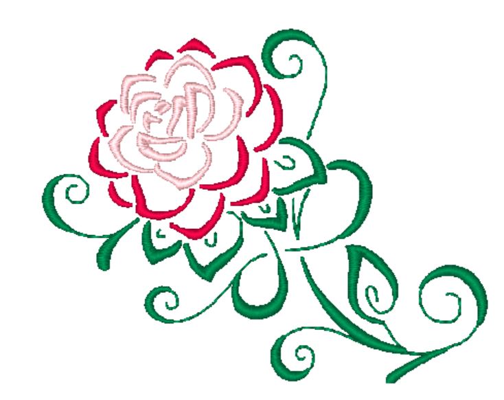 Art Deco Camelias ATWS-10374