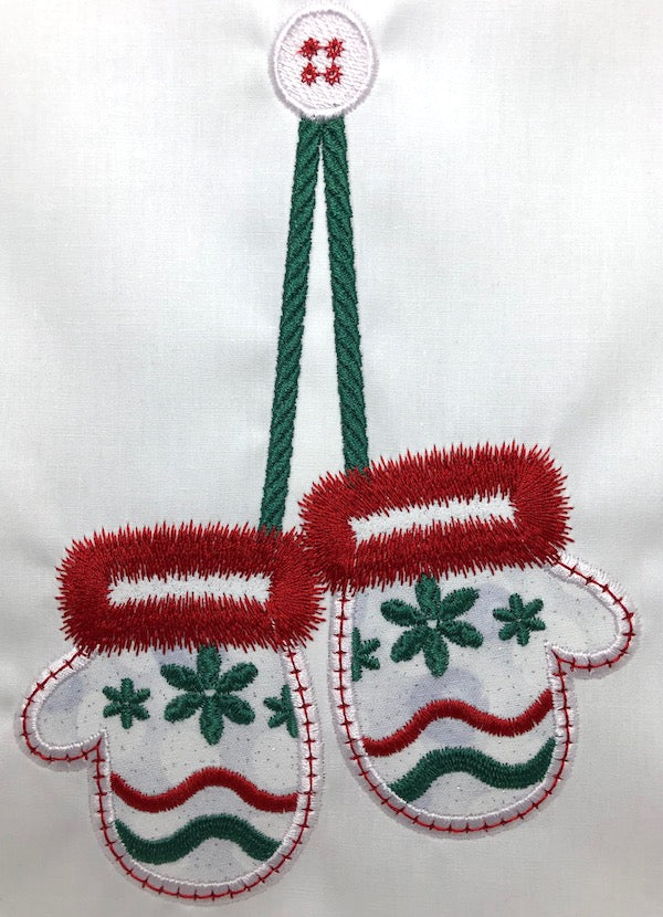 Applique Christmas Mittens ATWS-10162 BD05