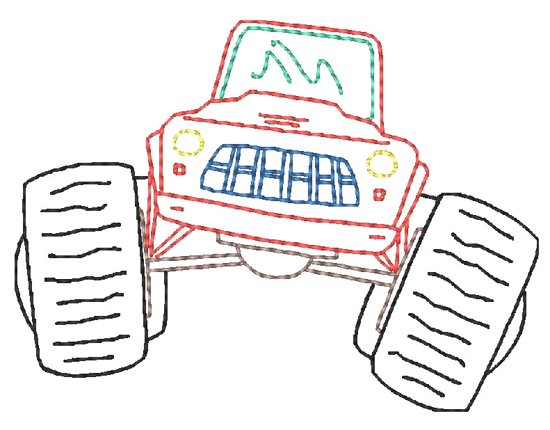 Multiline All Terrain Vehicles 11361 Machine Embroidery Designs