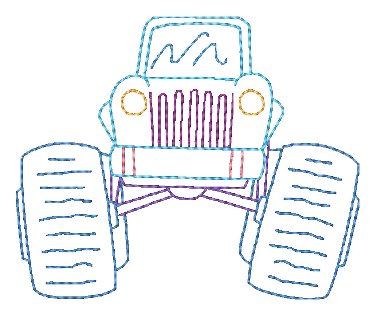 Multiline All Terrain Vehicles 11361 Machine Embroidery Designs