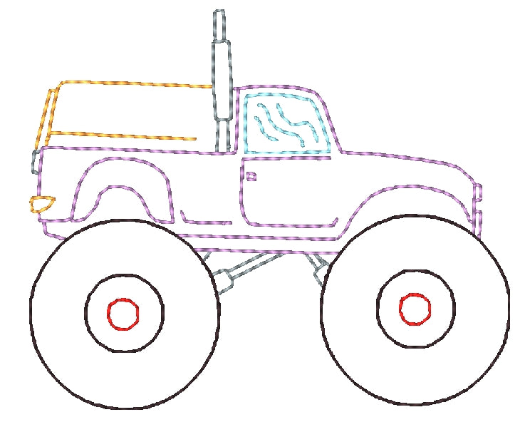 Multiline All Terrain Vehicles 11361 Machine Embroidery Designs