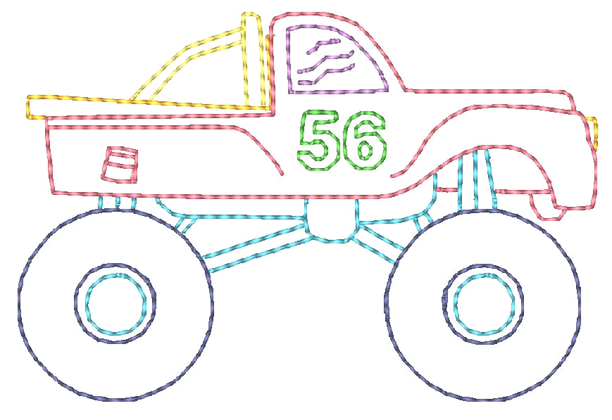 Multiline All Terrain Vehicles 11361 Machine Embroidery Designs