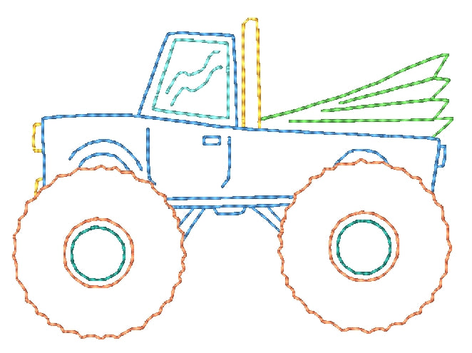 Multiline All Terrain Vehicles 11361 Machine Embroidery Designs