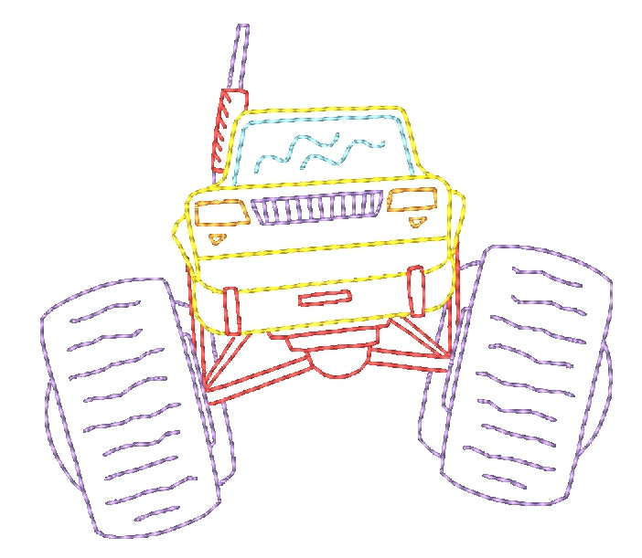 Multiline All Terrain Vehicles 11361 Machine Embroidery Designs