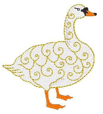 Delicate Swans 11187 Machine Embroidery Designs