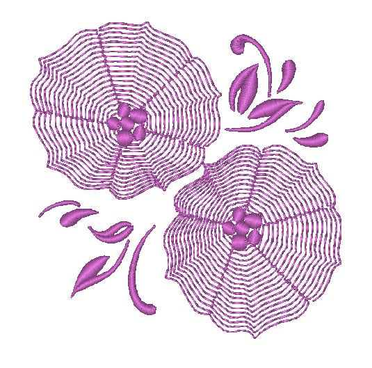 Ripple Flowers 11243 Machine Embroidery Designs