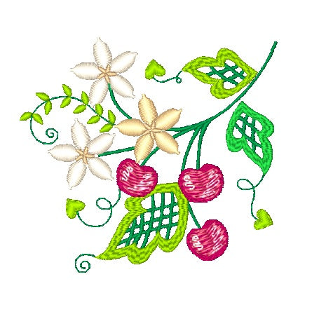 Cherry Blossom Cutwork ATWS-10203