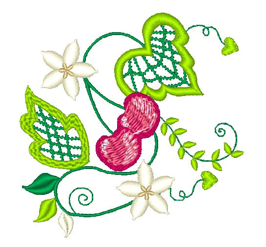 Cherry Blossom Cutwork ATWS-10203