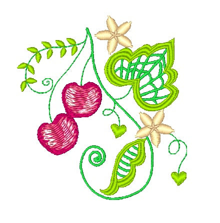 Cherry Blossom Cutwork ATWS-10203