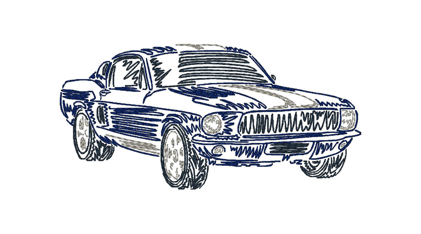 Zig Zag Sport Cars-5X7-JMC 11470 Machine Embroidery Designs