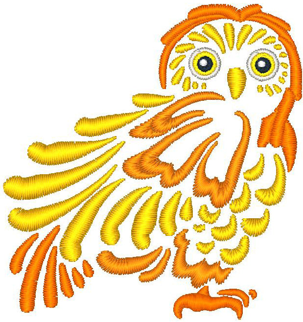 Beautiful Outline Owls ATWS-10352