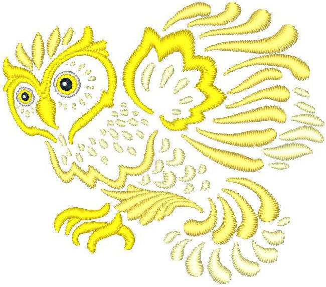 Beautiful Outline Owls ATWS-10352