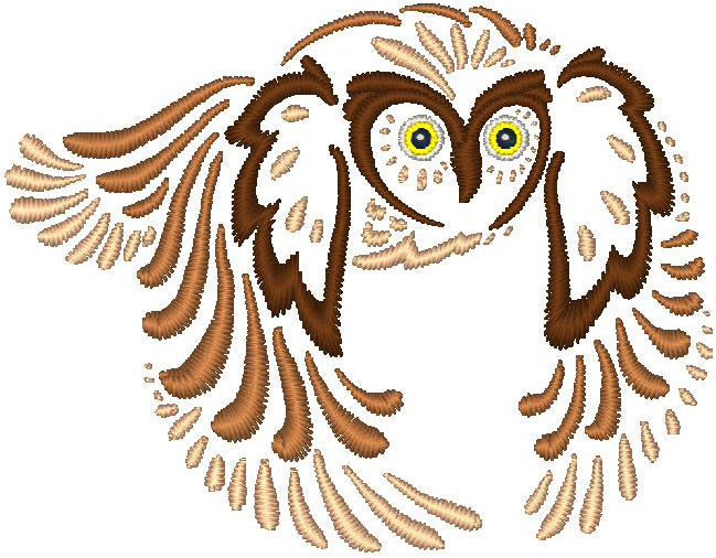 Beautiful Outline Owls ATWS-10352