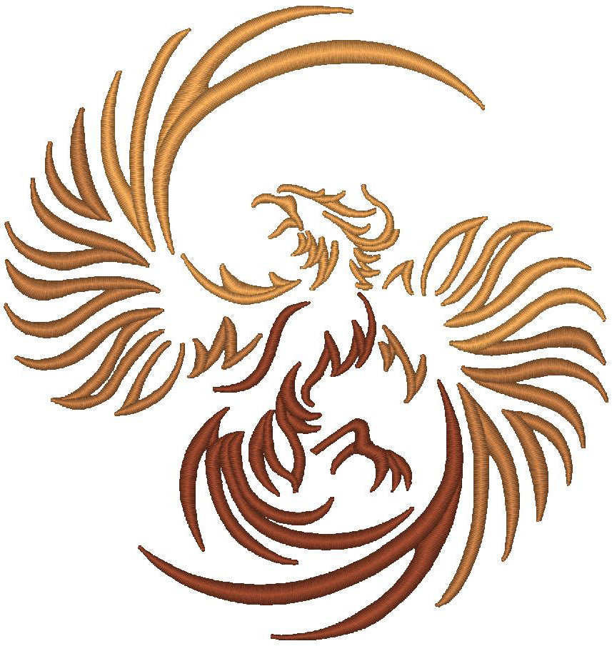 Phoenix-Fly-5x7-JMC 11818 Machine Embroidery Designs
