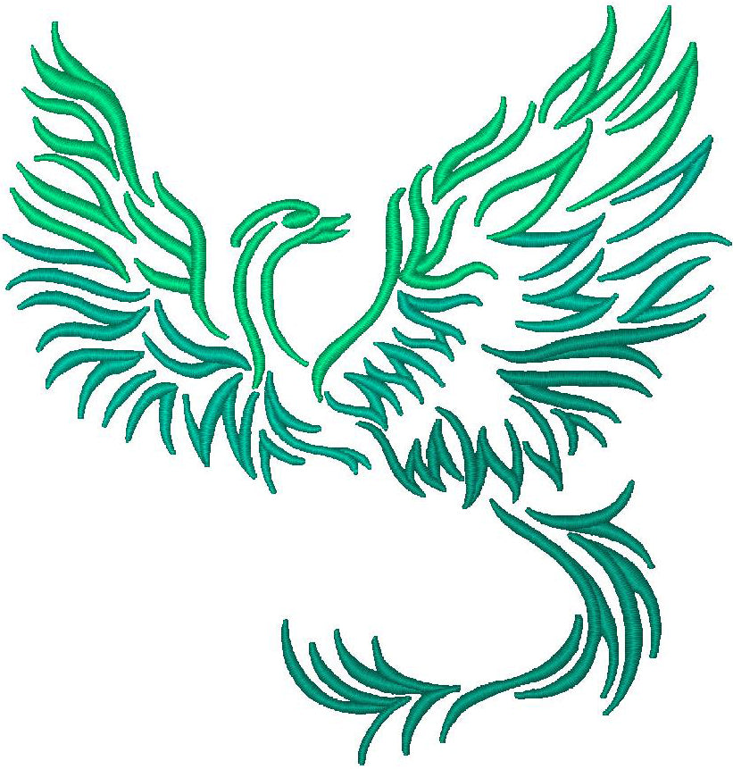 Phoenix-Fly-5x7-JMC 11818 Machine Embroidery Designs