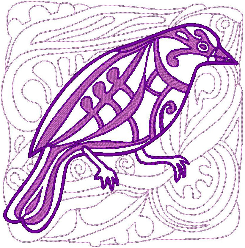 Abstract Bird Blocks ATWS-10345