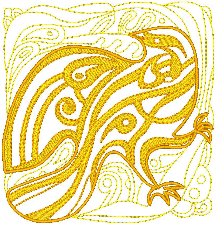 Abstract Bird Blocks ATWS-10345