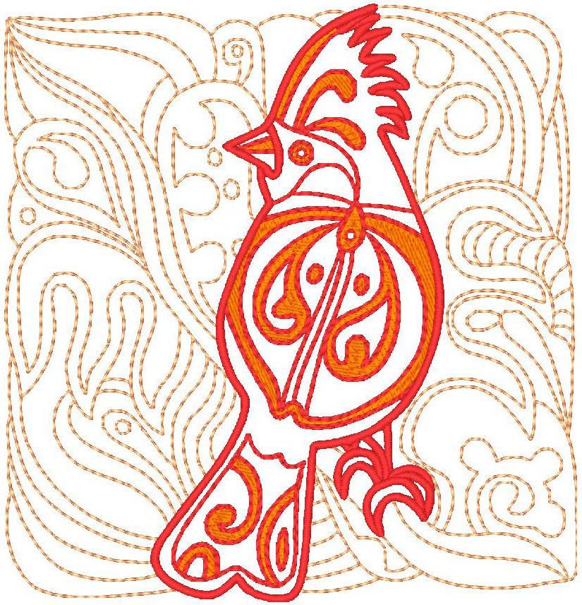 Abstract Bird Blocks ATWS-10345