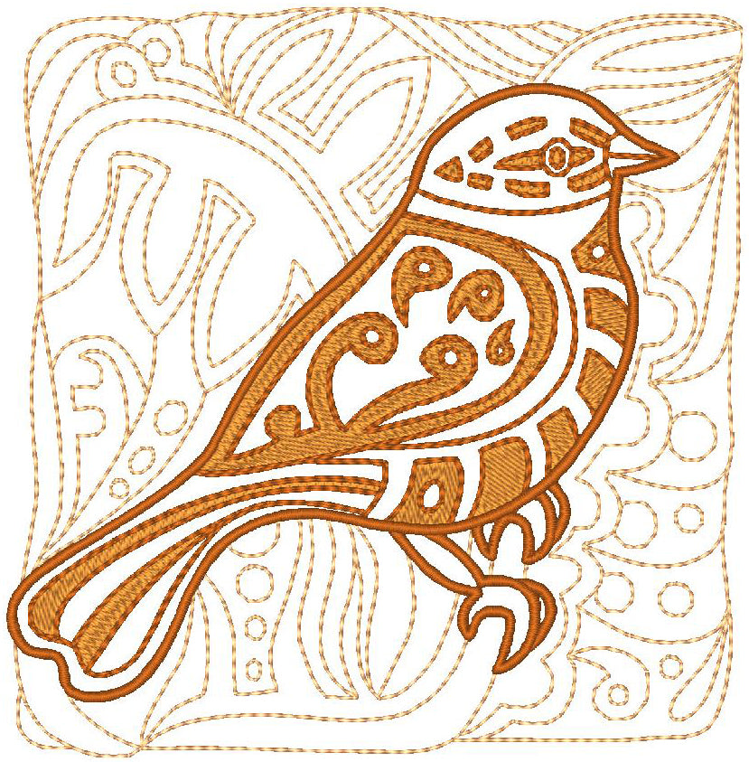 Abstract Bird Blocks ATWS-10345