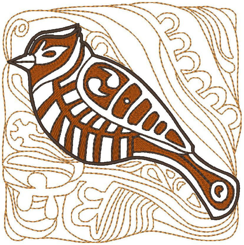 Abstract Bird Blocks ATWS-10345
