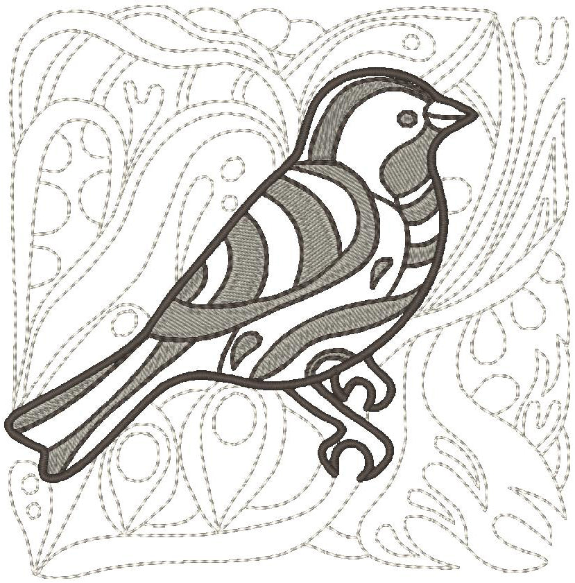 Abstract Bird Blocks ATWS-10345