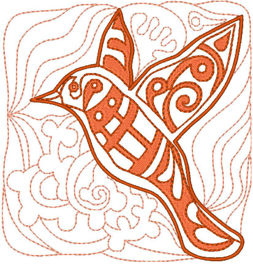 Abstract Bird Blocks ATWS-10345