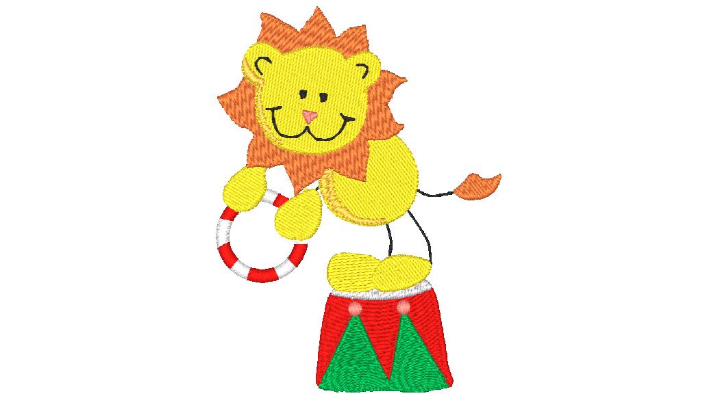 Circus Sticky Animals 10619 Machine Embroidery Designs
