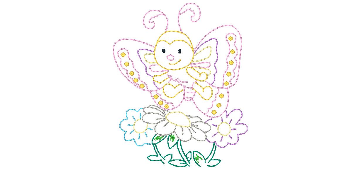 Bug-Color-Sketches 10617 Machine Embroidery Designs