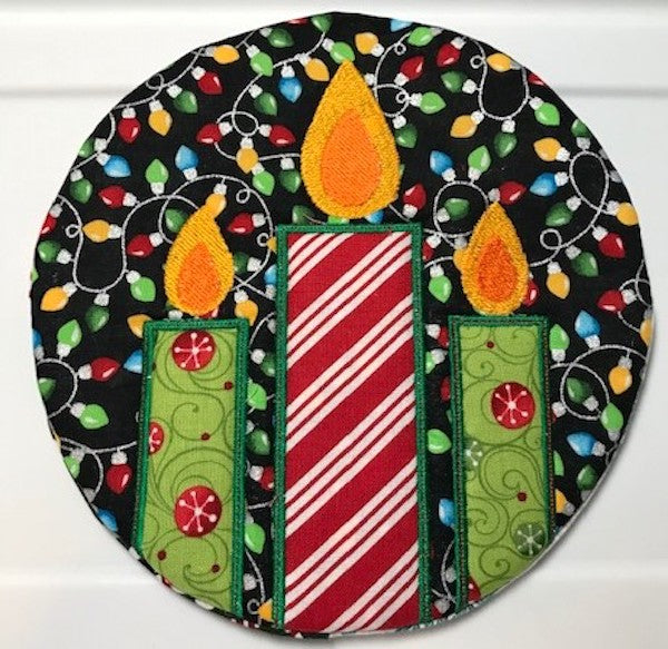 Christmas Baubles ITH Hotpads ATWS-10125