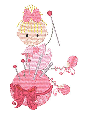 Curly Sewing Girls 10630 Machine Embroidery Designs