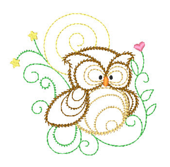 Ornamental Birds 11273 Machine Embroidery Designs