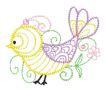 Ornamental Birds 11273 Machine Embroidery Designs