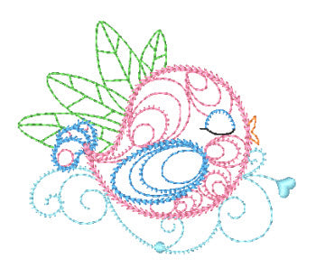 Ornamental Birds 11273 Machine Embroidery Designs