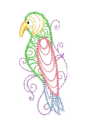 Ornamental Birds 11273 Machine Embroidery Designs