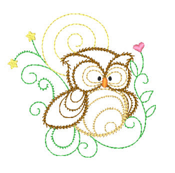 Ornamental Birds 11273 Machine Embroidery Designs