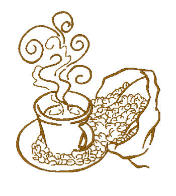 Decorative Coffee 11431 Machine Embroidery Designs