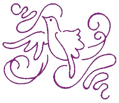 Art Deco Birds ATWS-10357