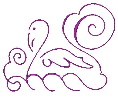 Art Deco Birds ATWS-10357